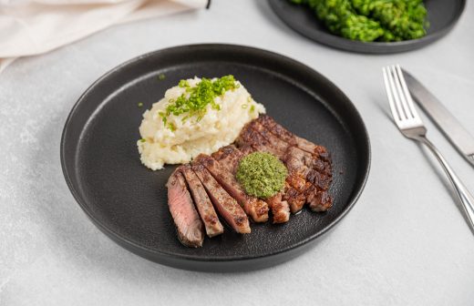 GCBC17_EP23_Rib Eye with Salsa Verde and Potato Cauliflower Cottage Cheese Mash_1L0A2364